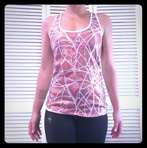 Sequined tank top